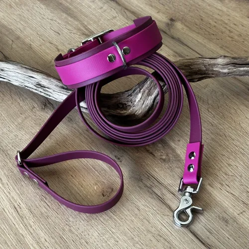 kit collier + longe en BioThane®