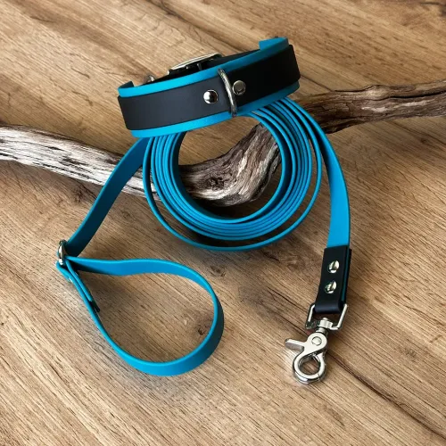 kit collier + longe en BioThane®