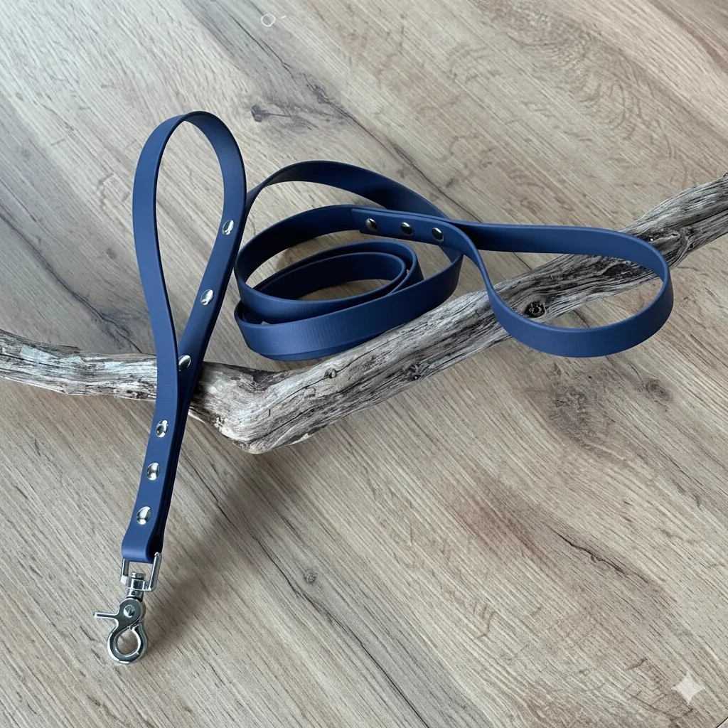 laisse-double-poignee-biothane-bleu