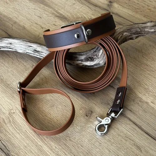 kit collier + longe en BioThane®