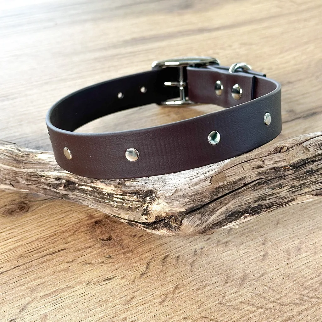 collier-biothane-marron